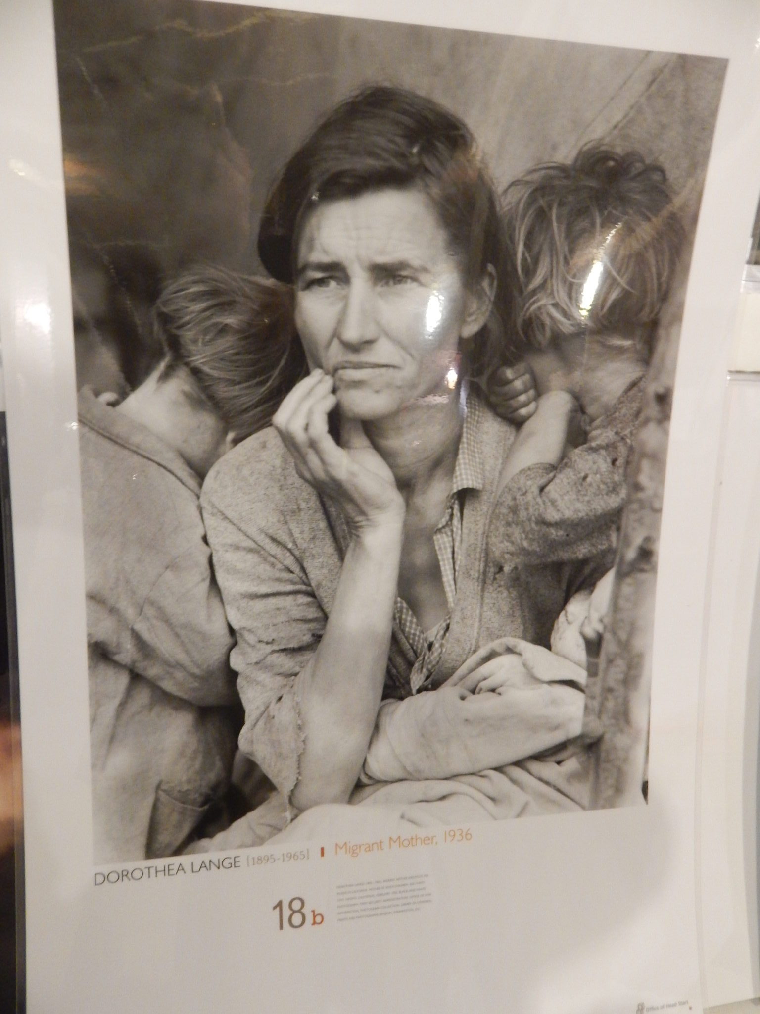 poster of Dorothea Lange's photograph "Migrant Mother, 1936"