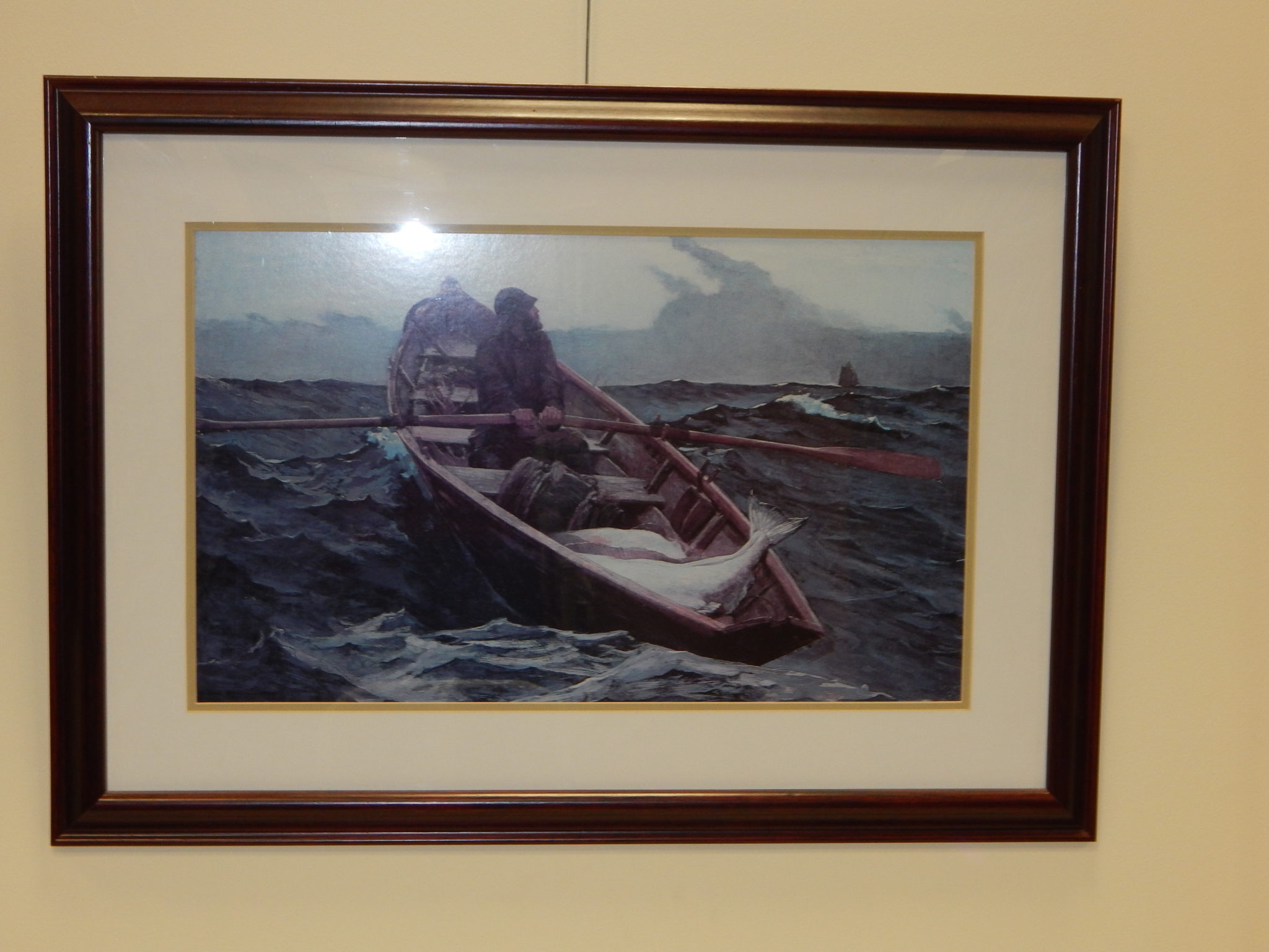 fishing Boat on Rough Sea